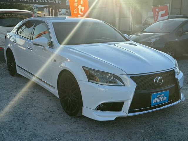 LS LS460 Fスポーツ 禁煙 後期 TEDフルエアロ TRD4本出しマフラー マークレビンソン カールソン21AW 三眼LEDヘッドライト エアサスコントローラー 黒革シート ブラインドスポットモニター ハンドルヒーター(18枚目)
