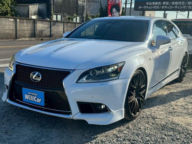 LS LS460 Fスポーツ 禁煙 後期 TEDフルエアロ TRD4本出しマフラー マークレビンソン カールソン21AW 三眼LEDヘッドライト エアサスコントローラー 黒革シート ブラインドスポットモニター ハンドルヒーター(72枚目)