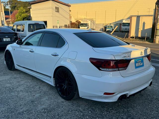 LS LS460 Fスポーツ 禁煙 後期 TEDフルエアロ TRD4本出しマフラー マークレビンソン カールソン21AW 三眼LEDヘッドライト エアサスコントローラー 黒革シート ブラインドスポットモニター ハンドルヒーター(79枚目)
