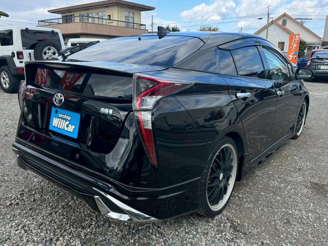 プリウス Sセーフティプラス 禁煙 サンルーフ モデリスタフルエアロ アルパイン9型ナビ アネーロコラソン19インチAW Bluetooth バックカメラ トヨタセーフティーセンス レーダークルーズコントロール クリアランスソナー(77枚目)