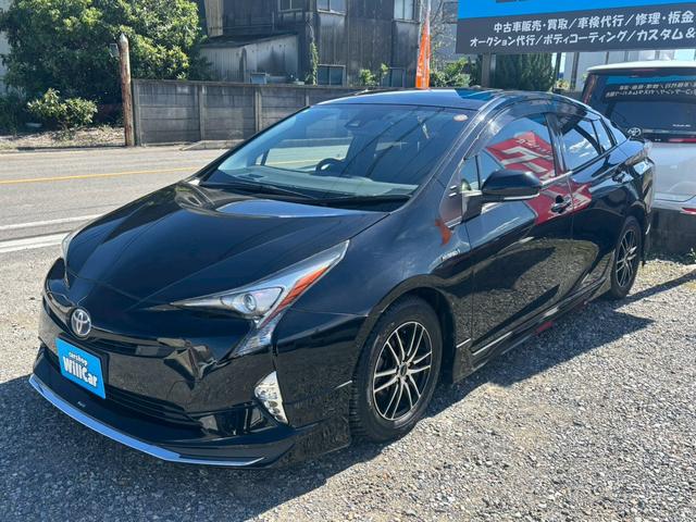 プリウス A 禁煙車 サンルーフ モデリスタフルエアロ 純正9インチナビ Bluetooth ブラインドスポットモニター ETC ドライブレコーダー HDMIポート AC100V レーダークルーズコントロール(17枚目)