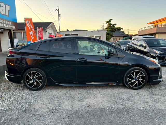 プリウス Sツーリングセレクション 禁煙車 モデリスタフルエアロ モデリスタ17インチAW アルパイン9インチナビ バックカメラ Bluetooth ETC HDMIポート 白革シート シートヒーター フォグランプ LEDヘッドライト(14枚目)