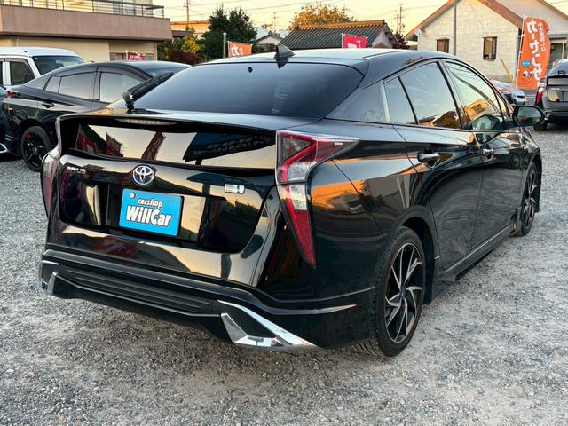 プリウス Sツーリングセレクション 禁煙車 モデリスタフルエアロ モデリスタ17インチAW アルパイン9インチナビ バックカメラ Bluetooth ETC HDMIポート 白革シート シートヒーター フォグランプ LEDヘッドライト(73枚目)