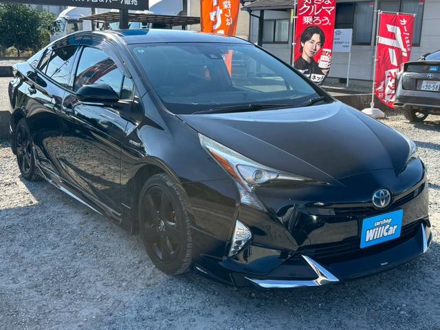 プリウス Aツーリングセレクション モデリスタフルエアロ 純正9インチナビ バックカメラ Bluetooth 黒革 ブラインドスポットモニター レーダークルーズコントロール リバース連動ミラー ETC シートヒータ ツーリング17AW(18枚目)