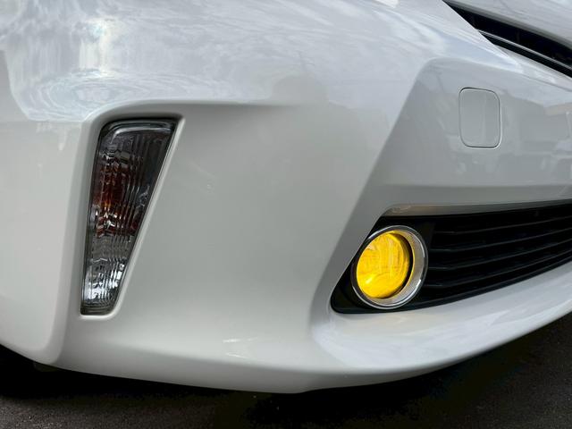 プリウスアルファ Ｓ　社外ナビ　ＧＰＳレーダー　ＥＴＣ　社外アルミホイール（8枚目）