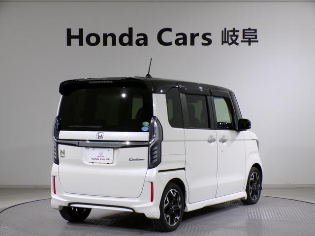 Ｎ－ＢＯＸカスタム Ｇ・ＥＸターボホンダセンシング　Ｂｌｕｅｔｏｏｔｈ接続両側電動スライドドアドラレコＥＴＣフルセグＴＶ純正アルミホイールスマートキー　禁煙　Ｒカメ　クルコン　ナビＴＶ　サイドエアバッグ　タ－ボ　ＬＥＤヘットライト　ＵＳＢ接続　Ｆセグ（2枚目）
