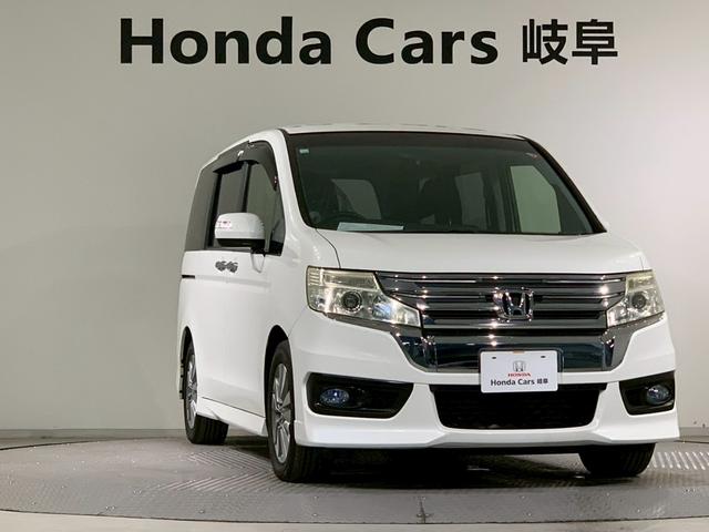 ステップワゴンスパーダ Ｚ　両側電動スライドドア　フルセグＴＶ　ナビ　ＡＷ　８人乗り　横滑防止　イモビ　スマキー　地デジＴＶ　バックモニタ－　３列シ－ト　キーフリー　パワーウィンド　禁煙車両　ＥＴＣ付　エアコン　ＤＶＤ再生　ＰＳ（31枚目）