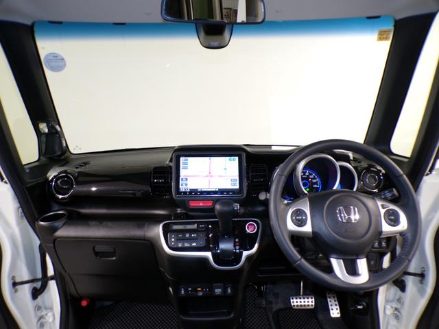 Ｎ－ＢＯＸカスタム ＧターボＳＳブラックスタイルパッケージ　４ＷＤＢｌｕｅｔｏｏｔｈ接続シートヒーター両側電動スライドドアＥＴＣフルセグＴＶ純正アルミホイールスマートキー　リアカメラ　横滑り防止　オートエアコン　禁煙車　オートクルーズコントロール　ＤＶＤ（22枚目）