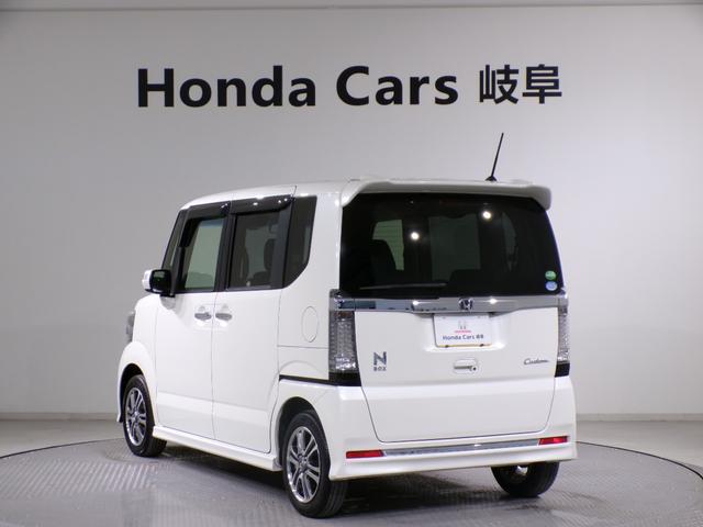 N-BOXカスタム GSSパッケージ 両側電動スライドドアドラレコ前後ワンセグTV純正アルミホイールスマートキー 両側パワ-スライドドア 禁煙 スマ-トキ- 1オーナ Bカメ エアコン ESC A-STOP 盗難防止システム ABS(45枚目)