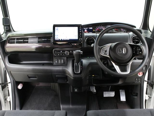 N-BOXカスタム G・EXホンダセンシング 助手席スーパースライド 両側パワスラ 純正8型ナビ リア席モニター ドラレコ 1オーナー 禁煙 衝突軽減ブレーキ アダプティブクルーズ 車線維持支援 オートハイビーム 純正14AW Bluetooth(5枚目)