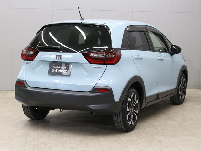 フィット e:HEVクロスター 純正9型ナビ 前後ドラレコ パーキングセンサー 渋滞追従クルーズ 電子パーキング ブレーキホールド オートハイビーム 1オーナー 禁煙 急速充電USB 純正16AW Bluetooth 車線維持支援(22枚目)