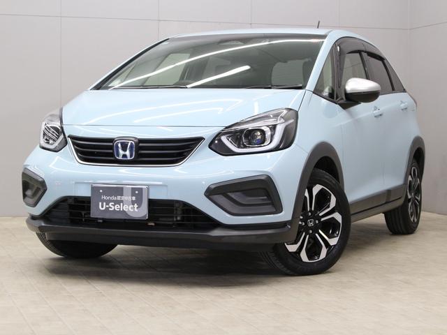 フィット e:HEVクロスター 純正9型ナビ 前後ドラレコ パーキングセンサー 渋滞追従クルーズ 電子パーキング ブレーキホールド オートハイビーム 1オーナー 禁煙 急速充電USB 純正16AW Bluetooth 車線維持支援(23枚目)