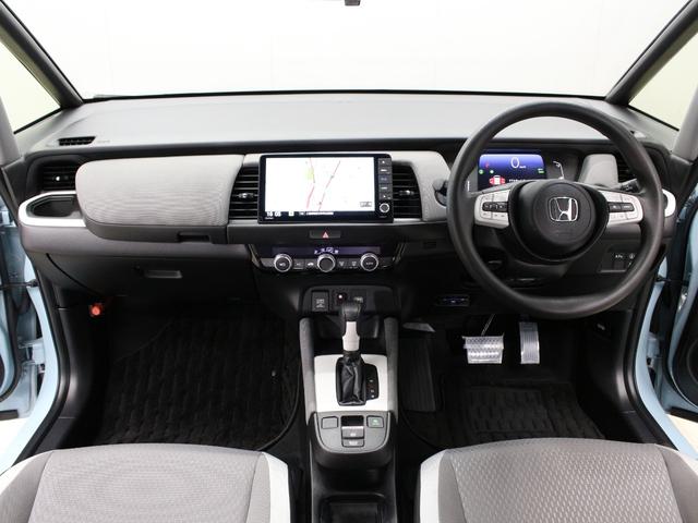 フィット e:HEVクロスター 純正9型ナビ 前後ドラレコ パーキングセンサー 渋滞追従クルーズ 電子パーキング ブレーキホールド オートハイビーム 1オーナー 禁煙 急速充電USB 純正16AW Bluetooth 車線維持支援(78枚目)