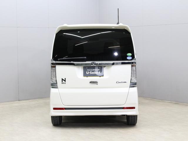 N-BOXカスタム G・Lパッケージ メモリーナビ パワスラ HIDヘッド フォグライト 電動格納ミラー 1オーナー 禁煙 Bluetooth 純正14AW バックカメラ スマートキー ドアバイザー 横滑り防止装置 フルオートエアコン(19枚目)