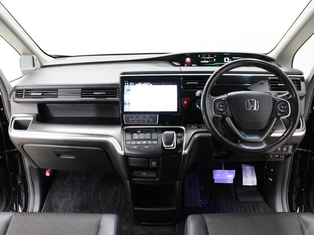 ステップワゴンスパーダ スパーダハイブリッドＧ・ＥＸホンダセンシングブラスタ　純正１０型ナビ　電子パーキング　渋滞追従クルーズ　両側パワスラ　前後ドラレコ　シートヒーター　純正１６ＡＷ　フロントカメラ　ワンオーナー　禁煙車　Ｂｌｕｅｔｏｏｔｈ　ＡｐｐｌｅＣａｒＰｌａｙ（5枚目）