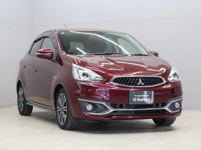 ミラージュ Ｇ　衝突軽減ブレーキ　メモリーナビ　前後ドラレコ　Ｂｌｕｅｔｏｏｔｈ　ワンオーナー　禁煙車　本革巻ステアリング　ドアバイザー　純正１５ＡＷ　バックカメラ　ドアバイザー　スマートキー　盗難防止装置（20枚目）