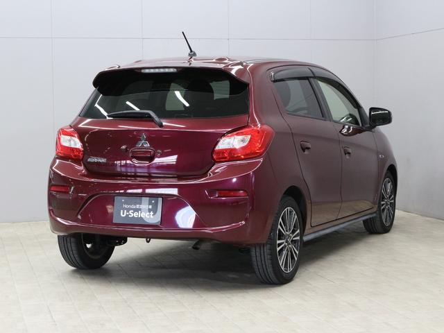 ミラージュ Ｇ　衝突軽減ブレーキ　メモリーナビ　前後ドラレコ　Ｂｌｕｅｔｏｏｔｈ　ワンオーナー　禁煙車　本革巻ステアリング　ドアバイザー　純正１５ＡＷ　バックカメラ　ドアバイザー　スマートキー　盗難防止装置（21枚目）