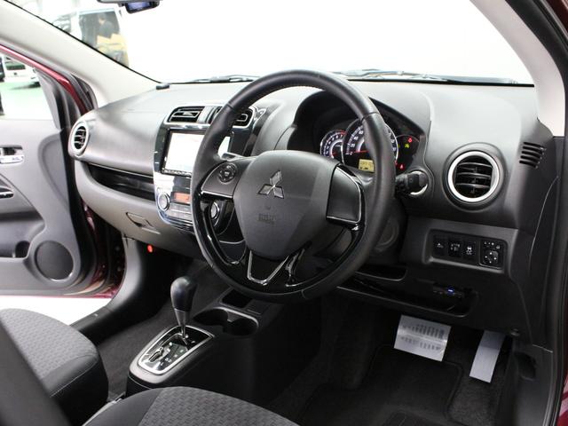 ミラージュ Ｇ　衝突軽減ブレーキ　メモリーナビ　前後ドラレコ　Ｂｌｕｅｔｏｏｔｈ　ワンオーナー　禁煙車　本革巻ステアリング　ドアバイザー　純正１５ＡＷ　バックカメラ　ドアバイザー　スマートキー　盗難防止装置（33枚目）