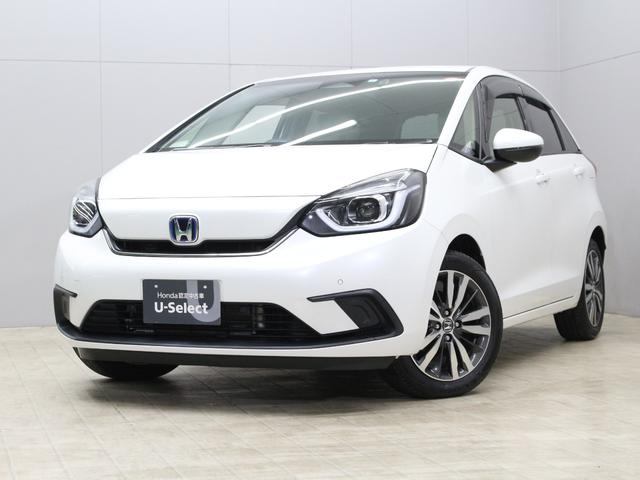 フィット ｅ：ＨＥＶホーム　純正８型ナビ　前後ドラレコ　渋滞追従クルーズ　電子パーキング　パーキングセンサー　ブレーキホールド　オートハイビーム　ワンオーナー　ハーフレザー　本革巻ステアリング　純正１６ＡＷ　Ｂｌｕｅｔｏｏｔｈ（25枚目）