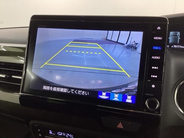 Ｎ－ＢＯＸカスタム Ｇ・Ｌホンダセンシング　１年保証　ワンオ－ナ－　ナビＶＸＵ－１８５ＮＢｉ　ＴＶ　Ｒカメラ　ＣＤ録音　ＢＴオ－ディオ　ＤＶＤ　ＥＴＣ　ＬＥＤライト　ＶＳＡ　クルコン　アルミ　スマ－トキ－　スペアキ－　盗難防止装置　ドアバイザ－（6枚目）