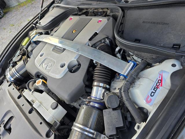 Ｇ３７ 　Ｇ３７クーペ　ジャーニー　エアサスＡｉｒＲＥＸ／ＷＯＲＫ２０ｉｎＡＷ／ハーフレザー／シートヒーター／ＪＬＡＵＤＩ内装カスタム／全塗装／サンルーフ／ＰＷシート／社外エアクリーナー／スモークテール／ＥＴＣ（37枚目）