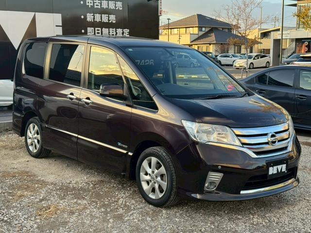 セレナ ハイウェイスター　Ｓ－ハイブリッド　禁煙　両側電動スライドドア　純正ナビ　フルセグ　バックカメラ　クルコン　ドラレコ　Ｗエアコン　コーナーセンサー　ＥＴＣ　インテリキー　３列シート　８人乗り　純正アルミ（63枚目）