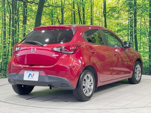 デミオ 13S マツダコネクトナビ バックカメラ スマートシティブレーキサポート 誤発進抑制 Bluetooth再生 LEDヘッドライト スマートキー オートエアコン オートライト ステアリングスイッチ(17枚目)