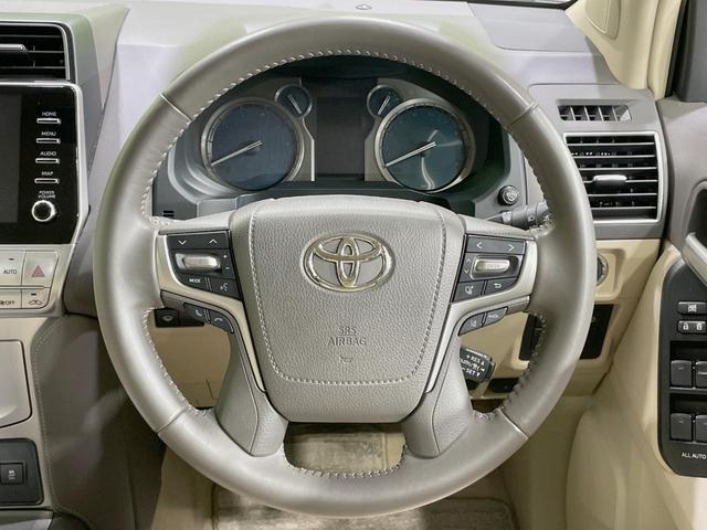 ランドクルーザープラド TX Lパッケージ ムーンルーフ モデリスタエアロ 7人乗 ベージュ内装 9インチディスプレイ 全周囲カメラ シルバールーフレール 禁煙車 セーフティセンス レーダークルーズ ブラインドスポットモニター(12枚目)