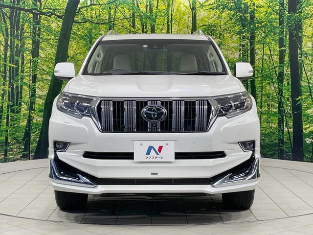 ランドクルーザープラド TX Lパッケージ ムーンルーフ モデリスタエアロ 7人乗 ベージュ内装 9インチディスプレイ 全周囲カメラ シルバールーフレール 禁煙車 セーフティセンス レーダークルーズ ブラインドスポットモニター(15枚目)