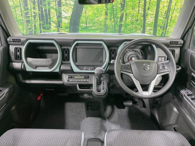 ハスラー ハイブリッドG 届出済未使用車 セーフティサポート アダプティブクルーズ LEDヘッドライト シートヒーター スマートキー オートエアコン ハイビームアシスト 誤発進抑制機能 車線逸脱警報 ステアリングスイッチ(2枚目)