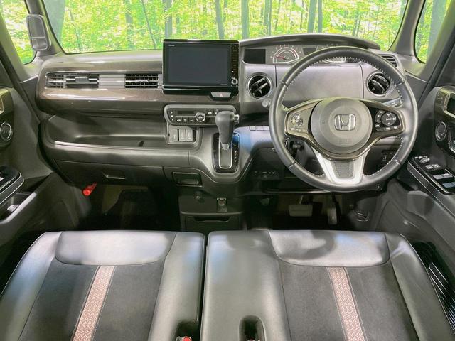 N-BOXカスタム G・Lターボホンダセンシング 純正8型ナビ 両側電動スライドドア バックカメラ ホンダセンシング 禁煙車 アダプティブクルーズ スマートキー LEDヘッド ETC 純正15インチアルミ オートハイビーム オートエアコン(2枚目)