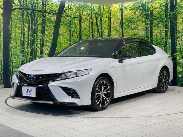 カムリ ＷＳレザーパッケージ　禁煙車　ツートンカラー　メーカーナビ　本革シート　セーフティセンス　ブラインドスポットモニター　バックカメラ　シートヒーター　パワーシート　シートヒーター　純正１８インチアルミ　ＥＴＣ（31枚目）