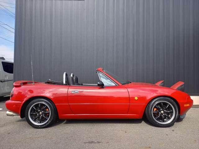 ユーノスロードスター スペシャルパッケージ　１．８スペシャルパッケージ装着車　２名　公認５速ＭＴ載替　布製ガラス幌　社外アルミ（7枚目）
