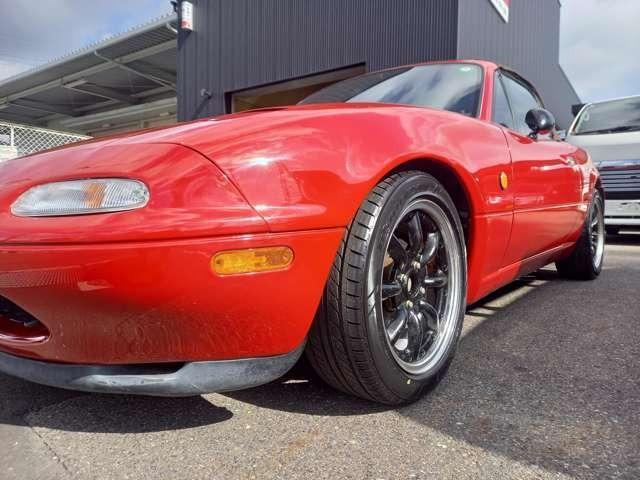 ユーノスロードスター スペシャルパッケージ　１．８スペシャルパッケージ装着車　２名　公認５速ＭＴ載替　布製ガラス幌　社外アルミ（24枚目）