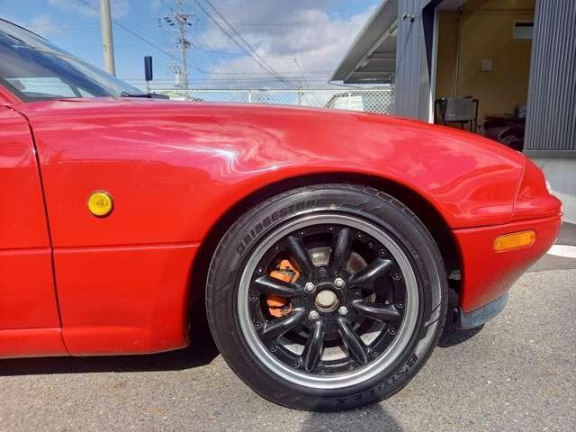 ユーノスロードスター スペシャルパッケージ　１．８スペシャルパッケージ装着車　２名　公認５速ＭＴ載替　布製ガラス幌　社外アルミ（37枚目）