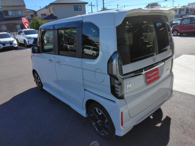 N-BOXカスタム G・EXターボホンダセンシング /両側電動スライド/半革/禁煙/8型ナビTV/Bluetooth/LED/バックカメラ/ドライブレコーダー/ETC/衝突軽減ブレーキ(21枚目)