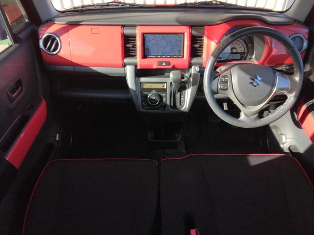 ハスラー Ｊスタイル　ツートン／ナビＴＶ／バックカメラ／ＨＩＤ／衝突軽減ブレーキ／前席シートヒーター／スマートキー／イモビライザー／オートライト／オートエアコン（8枚目）