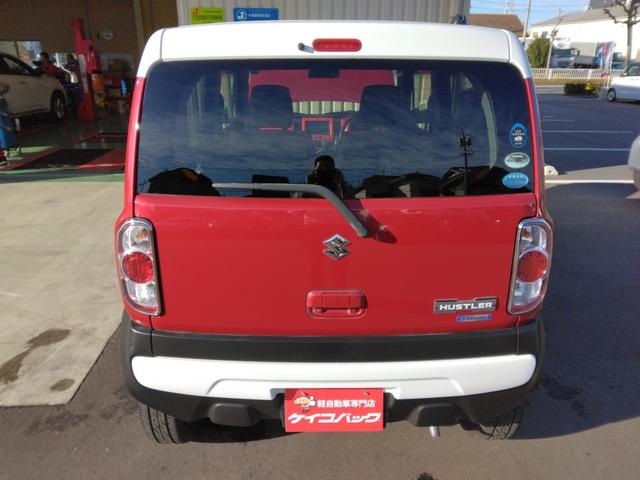 ハスラー Ｊスタイル　ツートン／ナビＴＶ／バックカメラ／ＨＩＤ／衝突軽減ブレーキ／前席シートヒーター／スマートキー／イモビライザー／オートライト／オートエアコン（13枚目）