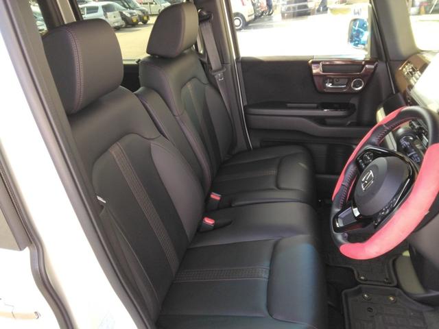 Ｎ－ＢＯＸカスタム Ｌ・ターボコーディネートスタイル　ツートン／黒革／両側電動スライド／ディスプレイオーディオ／Ｂｌｕｅｔｏｏｔｈ／後期／ＬＥＤ／バックカメラ／衝突軽減ブレーキ／前席シートヒーター（9枚目）