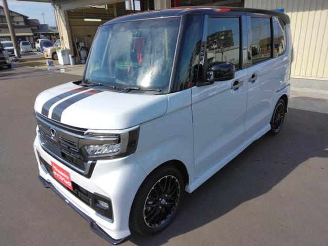 Ｎ－ＢＯＸカスタム Ｌ・ターボコーディネートスタイル　ツートン／黒革／両側電動スライド／ディスプレイオーディオ／Ｂｌｕｅｔｏｏｔｈ／後期／ＬＥＤ／バックカメラ／衝突軽減ブレーキ／前席シートヒーター（23枚目）
