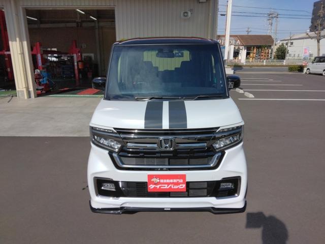 Ｎ－ＢＯＸカスタム Ｌ・ターボコーディネートスタイル　ツートン／黒革／両側電動スライド／ディスプレイオーディオ／Ｂｌｕｅｔｏｏｔｈ／後期／ＬＥＤ／バックカメラ／衝突軽減ブレーキ／前席シートヒーター（24枚目）