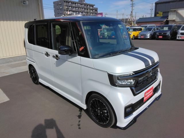 Ｎ－ＢＯＸカスタム Ｌ・ターボコーディネートスタイル　ツートン／黒革／両側電動スライド／ディスプレイオーディオ／Ｂｌｕｅｔｏｏｔｈ／後期／ＬＥＤ／バックカメラ／衝突軽減ブレーキ／前席シートヒーター（25枚目）