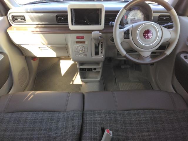 アルトラパンLC X ツートン/半革/禁煙/ナビTV/LED/衝突軽減ブレーキ/前席シートヒーター/スマートキー/イモビライザー/オートライト/オートエアコン(8枚目)