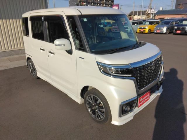 スペーシアカスタム ハイブリッドXS /両側電動スライド/黒半革/禁煙/ナビTV/Bluetooth/LED/バックカメラ/衝突軽減ブレーキ/シートヒーター/スマートキー(25枚目)
