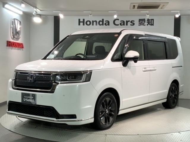 ステップワゴン ｅ：ＨＥＶスパーダ　ＨＳＥＮＳＩＮＧ　最長５年保証　ワンオ－ナ－　ナビＬＸＭ－２３７ＶＦＬｉ　ＴＶ　Ｒカメラ　ＣＤ録音　ＢＴオ－ディオ　ＤＶＤ　ドラレコ　ＥＴＣ　ＬＥＤライト　両側電動ドア　ＶＳＡ　シ－トヒ－タ－　ＥＳＣ（46枚目）