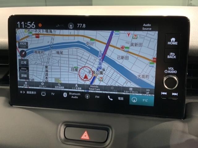 ヴェゼル ｅ：ＨＥＶＺ　ＨＳＥＮＳＩＮＧ　最長５年保証　ワンオーナ－　純正ナビ　ＴＶ　Ｒカメラ　ＢＴオーディオ　ＥＴＣ　ＬＥＤライト　フォグライト　ＶＳＡ　シ－トヒ－タ－　クルコン　アルミ　スマ－トキ－　盗難防止装置　１オナ（6枚目）