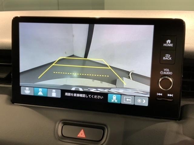 ヴェゼル ｅ：ＨＥＶＺ　ＨＳＥＮＳＩＮＧ　最長５年保証　ワンオーナ－　純正ナビ　ＴＶ　Ｒカメラ　ＢＴオーディオ　ＥＴＣ　ＬＥＤライト　フォグライト　ＶＳＡ　シ－トヒ－タ－　クルコン　アルミ　スマ－トキ－　盗難防止装置　１オナ（7枚目）