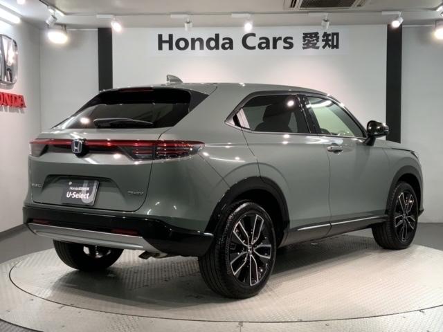 ヴェゼル ｅ：ＨＥＶＺ　ＨＳＥＮＳＩＮＧ　最長５年保証　ワンオーナ－　純正ナビ　ＴＶ　Ｒカメラ　ＢＴオーディオ　ＥＴＣ　ＬＥＤライト　フォグライト　ＶＳＡ　シ－トヒ－タ－　クルコン　アルミ　スマ－トキ－　盗難防止装置　１オナ（47枚目）