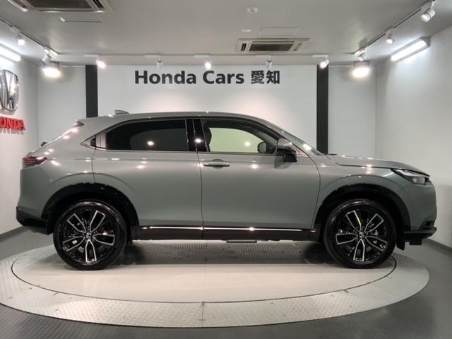 ヴェゼル ｅ：ＨＥＶＺ　ＨＳＥＮＳＩＮＧ　最長５年保証　ワンオーナ－　純正ナビ　ＴＶ　Ｒカメラ　ＢＴオーディオ　ＥＴＣ　ＬＥＤライト　フォグライト　ＶＳＡ　シ－トヒ－タ－　クルコン　アルミ　スマ－トキ－　盗難防止装置　１オナ（48枚目）