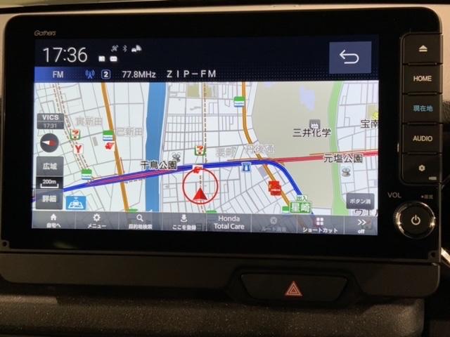 Ｎ－ＢＯＸカスタム ベースグレード　ＨＳＥＮＳＩＮＧ　新車保証　試乗車　ワンオ－ナ－　ナビＬＸＵ－２４２ＮＢＩ　ＴＶ　Ｒカメラ　ＣＤ録音　ＢＴオーディオ　ＤＶＤ　シ－トヒ－タ－　ＥＴＣ　ＬＥＤライト　ＶＳＡ　両側電動　クルコン　アルミ（6枚目）